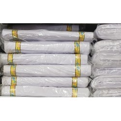 Bolt White fabric (plain)