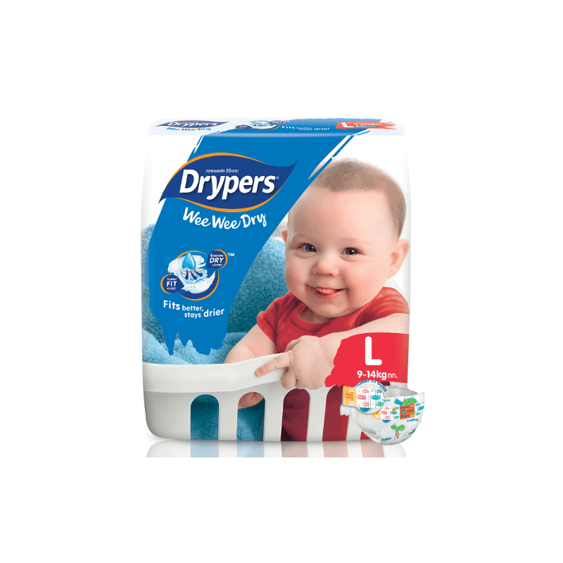 Drypers Wee Wee Dry | Comes in Small, Medium & Large Sizes